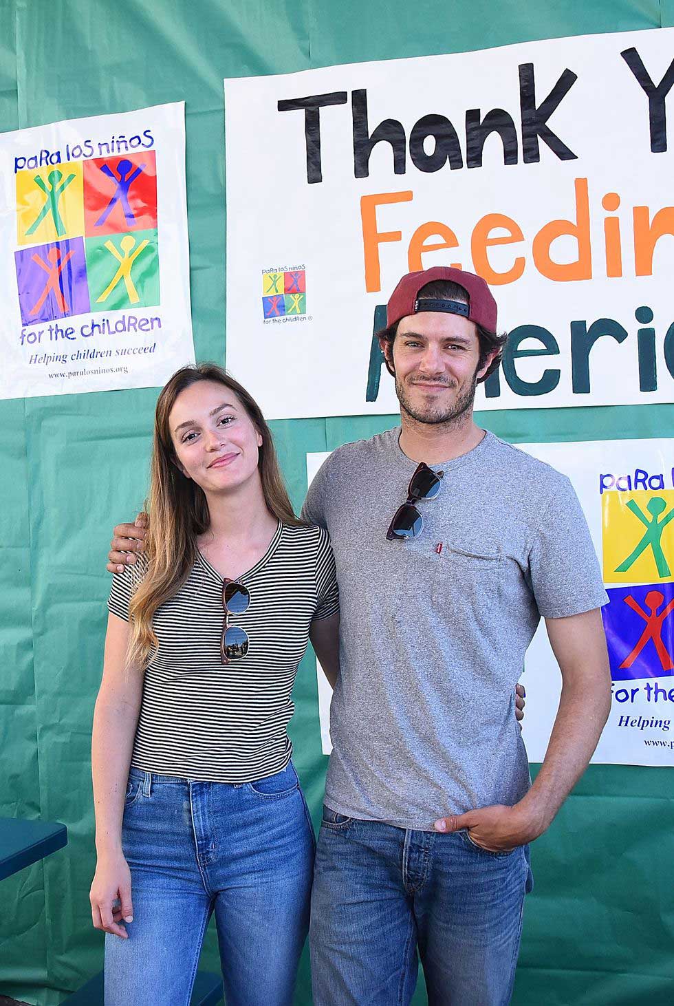 Leighton Meester and Adam Brody