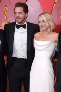 Tom Ackerley and Margot Robbie