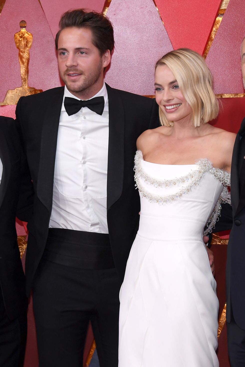 Tom Ackerley and Margot Robbie